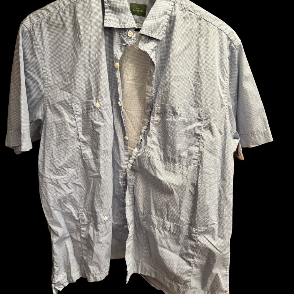 Sid Mashburn Light Blue Casual Button Down Shirt